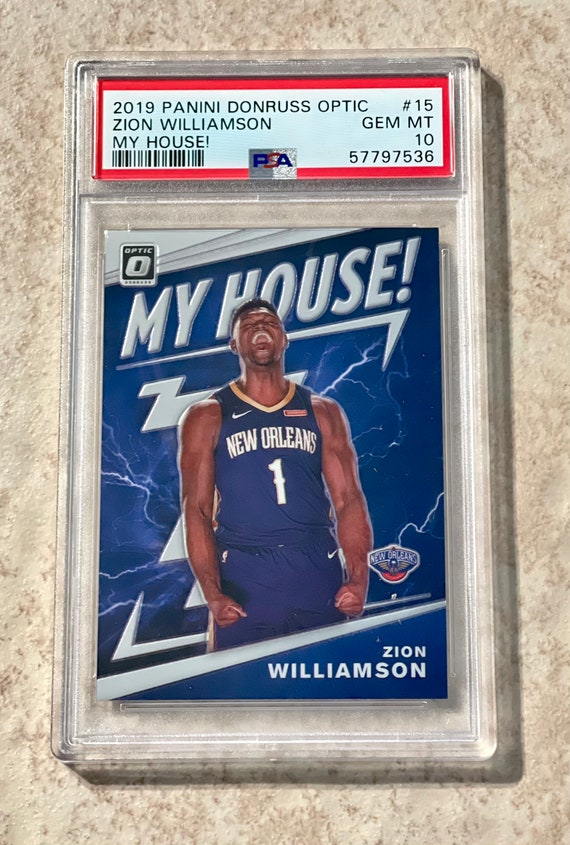 2019 Optic My House Zion Williamson PSA 10 Gem Mint Rookie Card RC