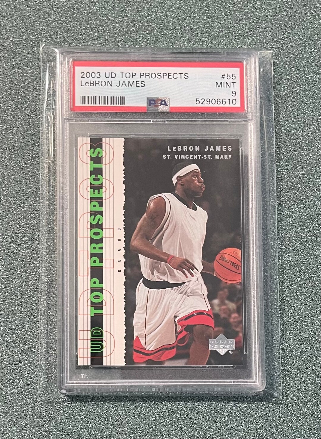 その他 2003 lebron james UD Future All-STAR RC 2003 Upper Deck Future All-Star Die-Cut Lebron James | PSA