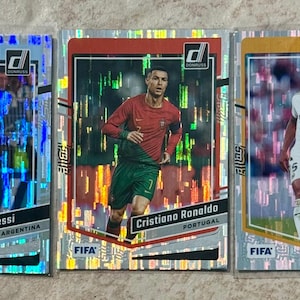 Messi Ronaldo Bellingham 3card star silver lot SWEET!!