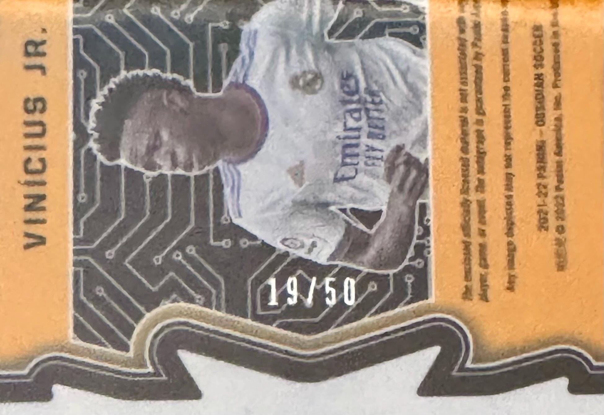 2021-22 Panini Obsidian Vinicius Junior Vini Jr. Matrix