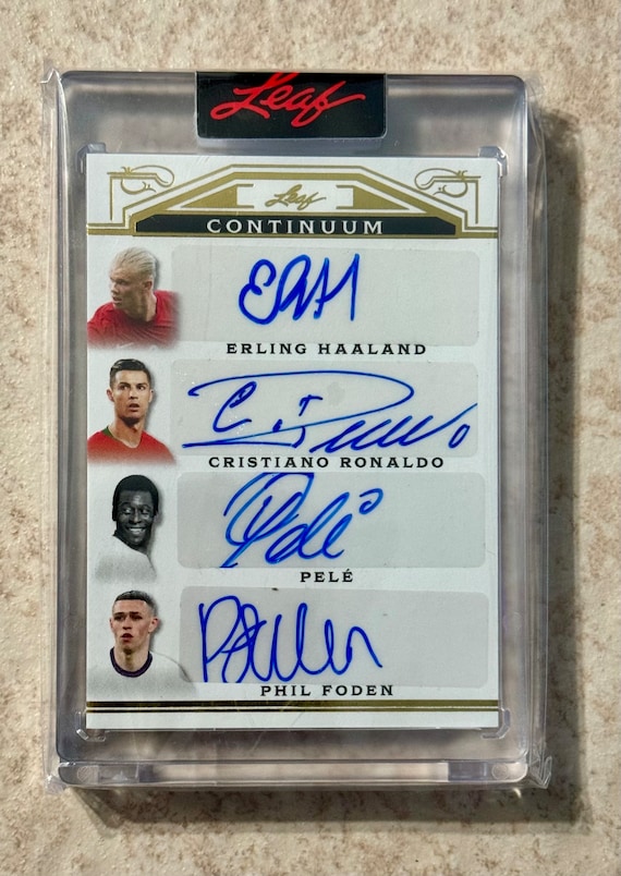 2022 Leaf Continuum Haaland Ronaldo Pele Foden Benzema Pedri