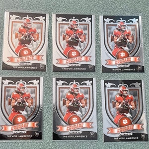 Trevor Lawrence Rookie Lot of 6 Cards - Number 1 Draft Pick - pick 1 lot