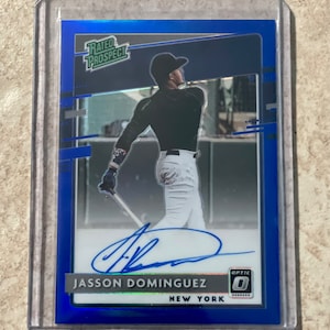 2020 Optik Jasson Dominguez Altersangabe Blau /50! New York Yankees!
