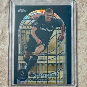 2022-23 Topps Chrome Erling Haaland The Grail Case Hit SSP 2 Of 9 - Manchester City - Norway - Rare Card - Sweet
