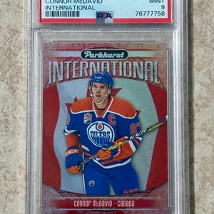 2017 Upper Deck Parkhurst International PI-2 Connor McDavid PSA 9 Mint NHL Oilers