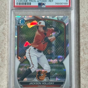 2023 Bowman Chrome Atomic Refractor #BCP20 Jackson Holliday RC Rookie PSA 9 MINT