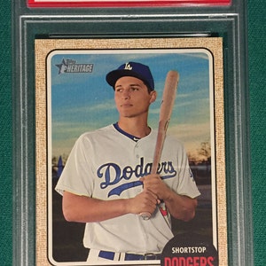 2017 Topps Heritage Corey Seager *** カラースワップ*** エラーカード PSA Gem Mint 10 - レアカード!!!!!!!!