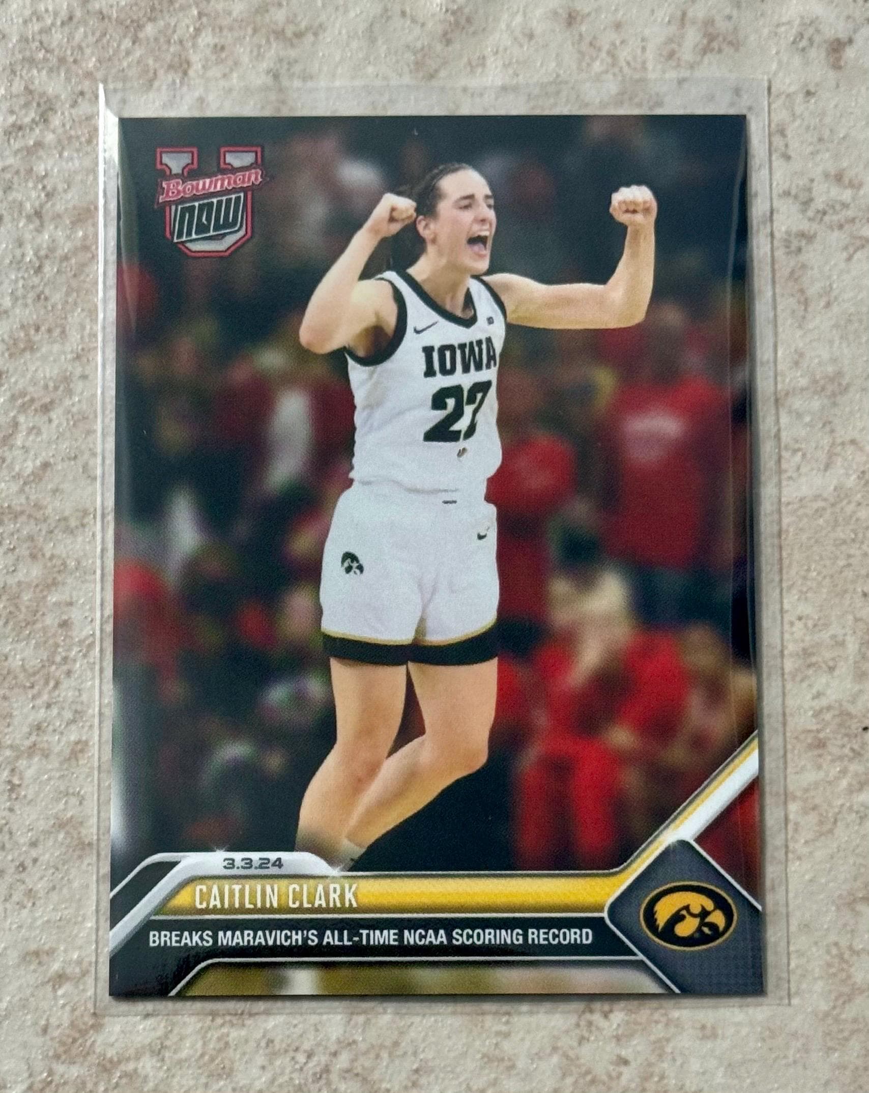 2023 Bowman U Now #61 Caitlin Clark Rookie Card RC