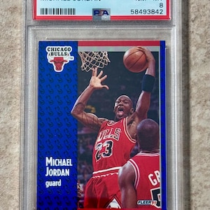 1991 Fleer Michael Jordan PSA 8