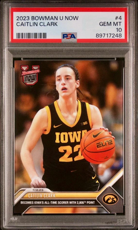 2024 PANINI INSTANT WNBA Caitlin Clark Draft Night Rookie Rc Dn-1 $29