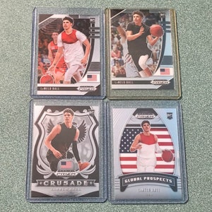 Lotto di 4 carte da principiante Panini LeMelo Ball!!!!!!!!!