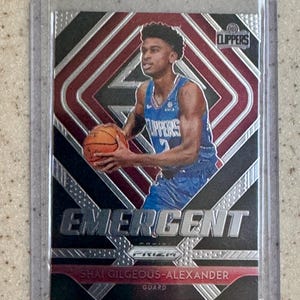 2018-19 Panini Emergent Shai Gilgeous-Alexander Rookie Card RC SGA Oklahoma City Thunder MvP
