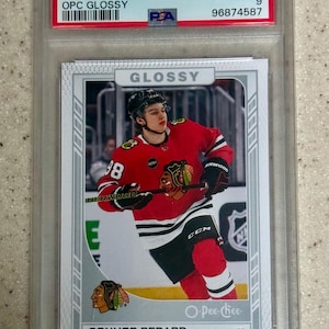 2023-24 Upper Deck Série 2 Connor Bedard O-Pee-Chee Brilhante RC PSA 9 Mint Rookie