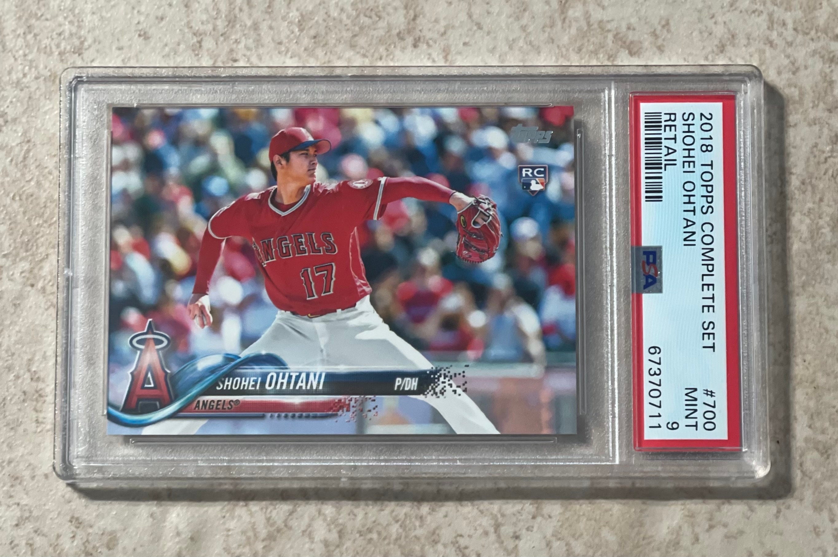 大谷翔平 2018 Topps Complete Set All-Star 2018 Topps Complete Set Shohei Ohtani Rookie Card PSA 9 Mint