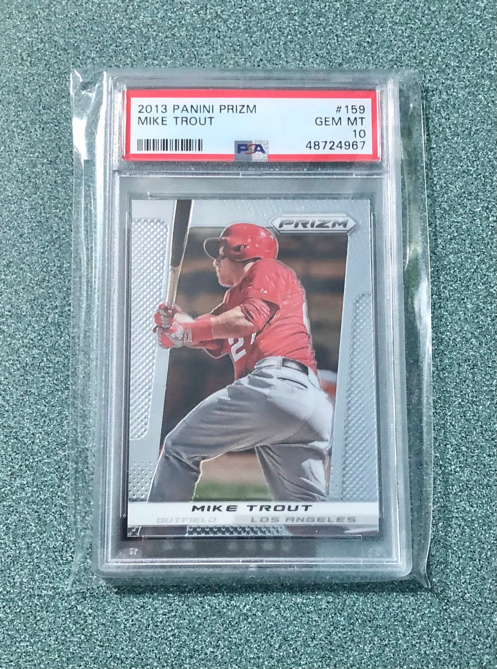 2013 Panini Prizm Mike Trout 159 PSA 10 GEM MINT - Etsy Israel
