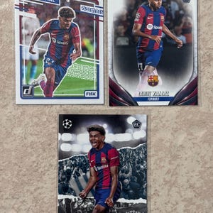 Lamine Yamal - FC Barcelona - Rookie Karte Lot von 3