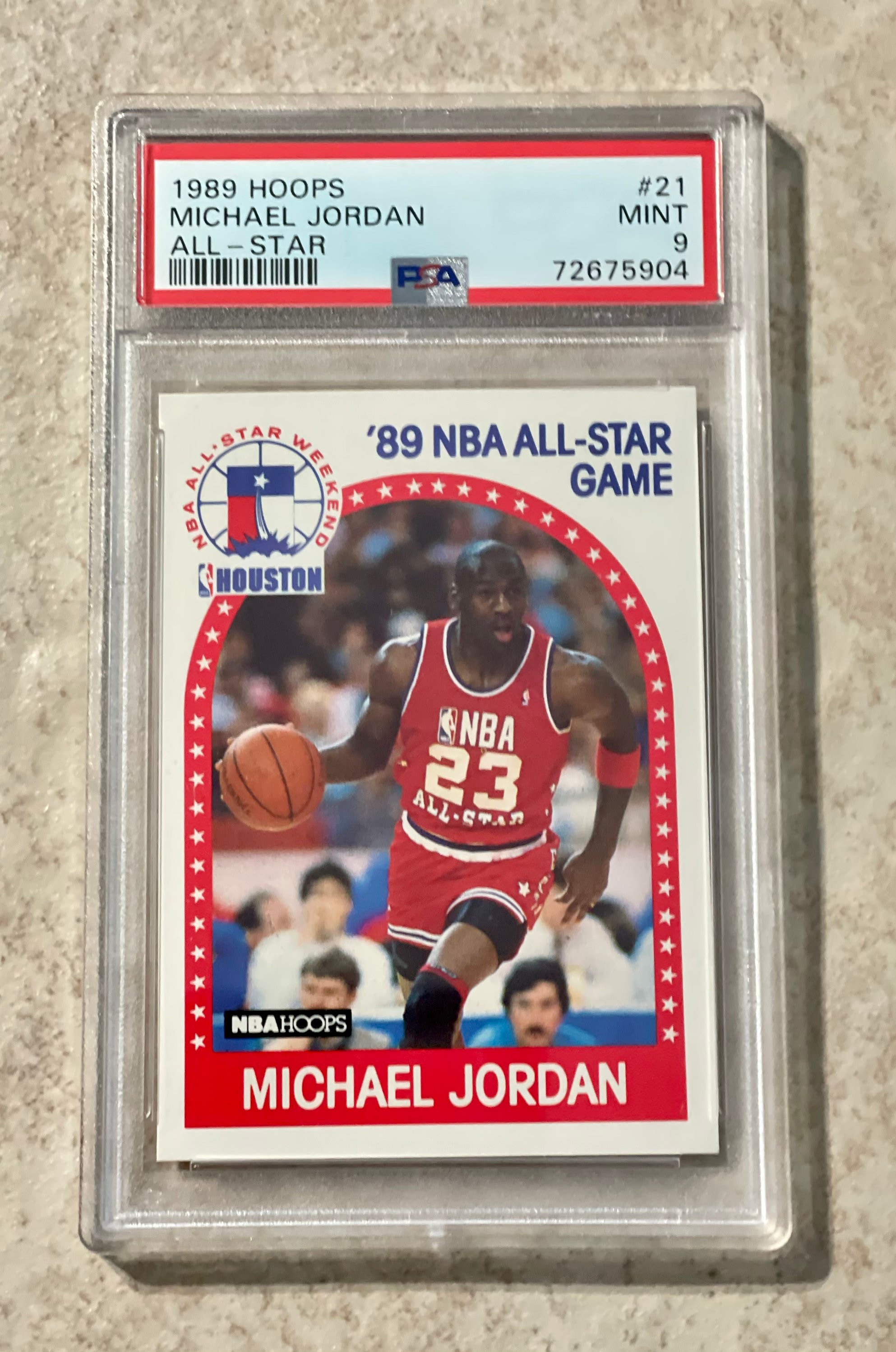 1984 Star #101 Michael Jordan Rc Bulls Hof Bgs 7.5