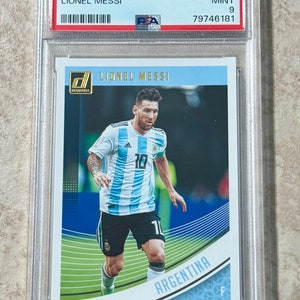 2018-19 Panini Donruss LIONEL MESSI Argentina PSA  9 Mint