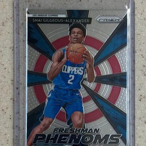 2018-19 Panini Freshman Phenoms Shai Gilgeous-Alexander Rookie Card RC SGA Oklahoma City Thunder MvP