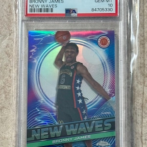 2023-24 Topps Cromato McDonald's A/A Nuove Onde Bronny James Rookie PSA 10 C57