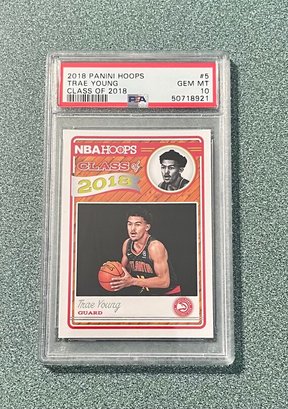 2018-19 NBA Hoops Trae Young Class of 2018 Rookie RC #5 PSA 10 Gem 