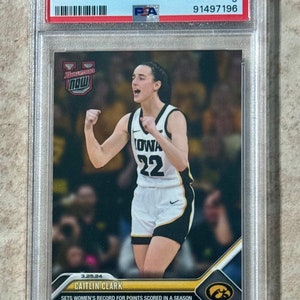 2023 Bowman U Now #74 Caitlin Clark Iowa RC Rookie PSA 9 Mint