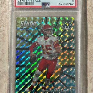Panini Mosaic 2020 Patrick Mahomes II Center Stage PSA 9 Mint Kansas City Chiefs