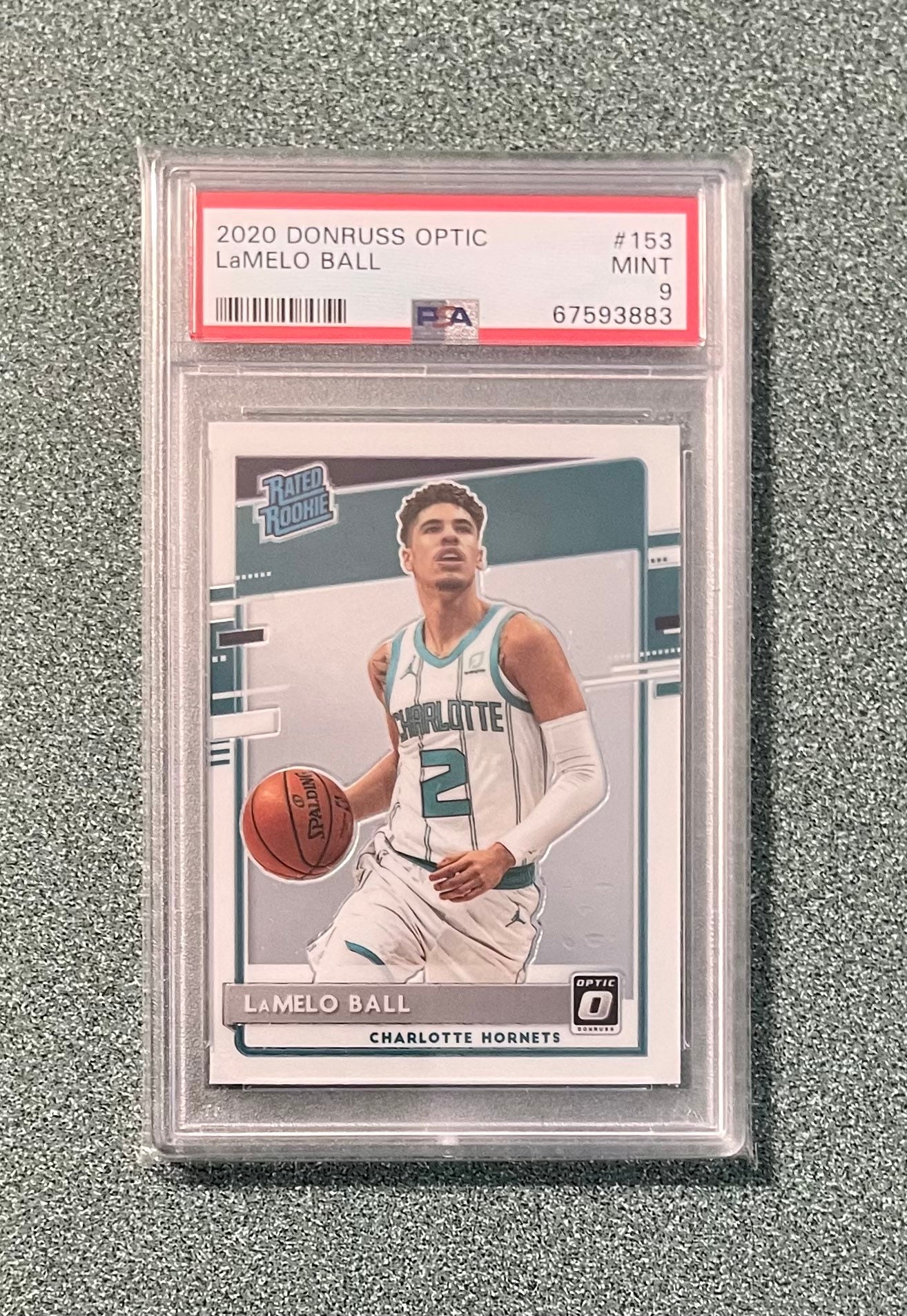 PANINI DONRUSS LAMELO BALL RC auto