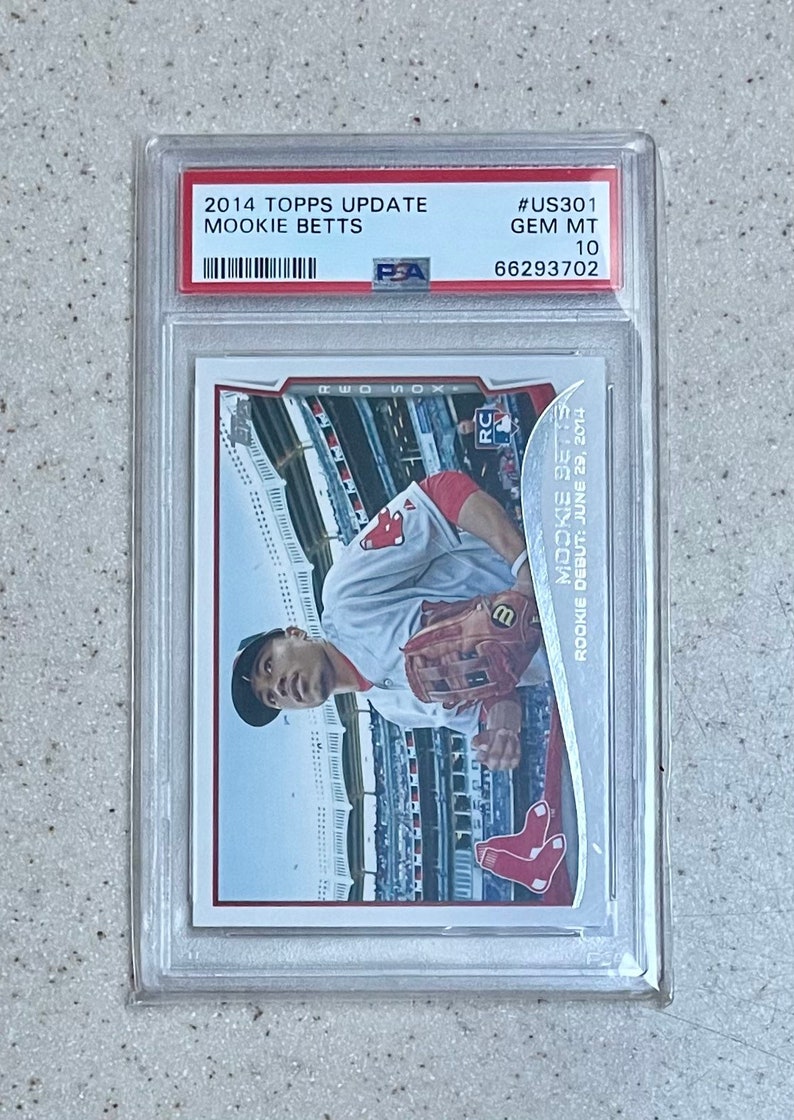 2014 Topps Update Mookie Betts RC PSA 10 Gem Mint #US301 Rookie Card -  www.arslan.av.tr