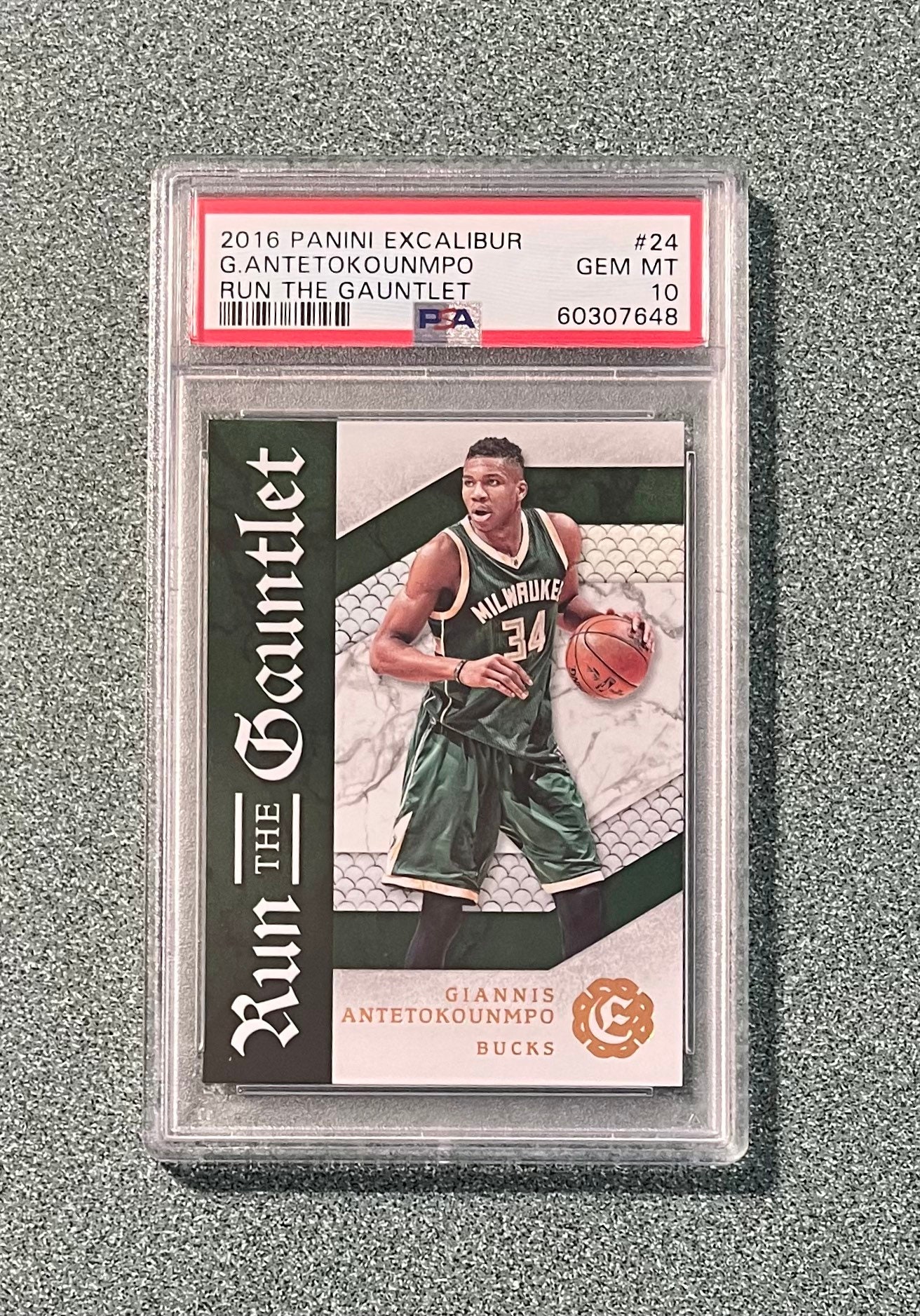 2016 Panini Excalibur Run the Gauntlet Giannis Antetokounmpo - Etsy