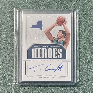 2018-19 National Treasures Tom Gugliotta Hometown Heroes Auto /99