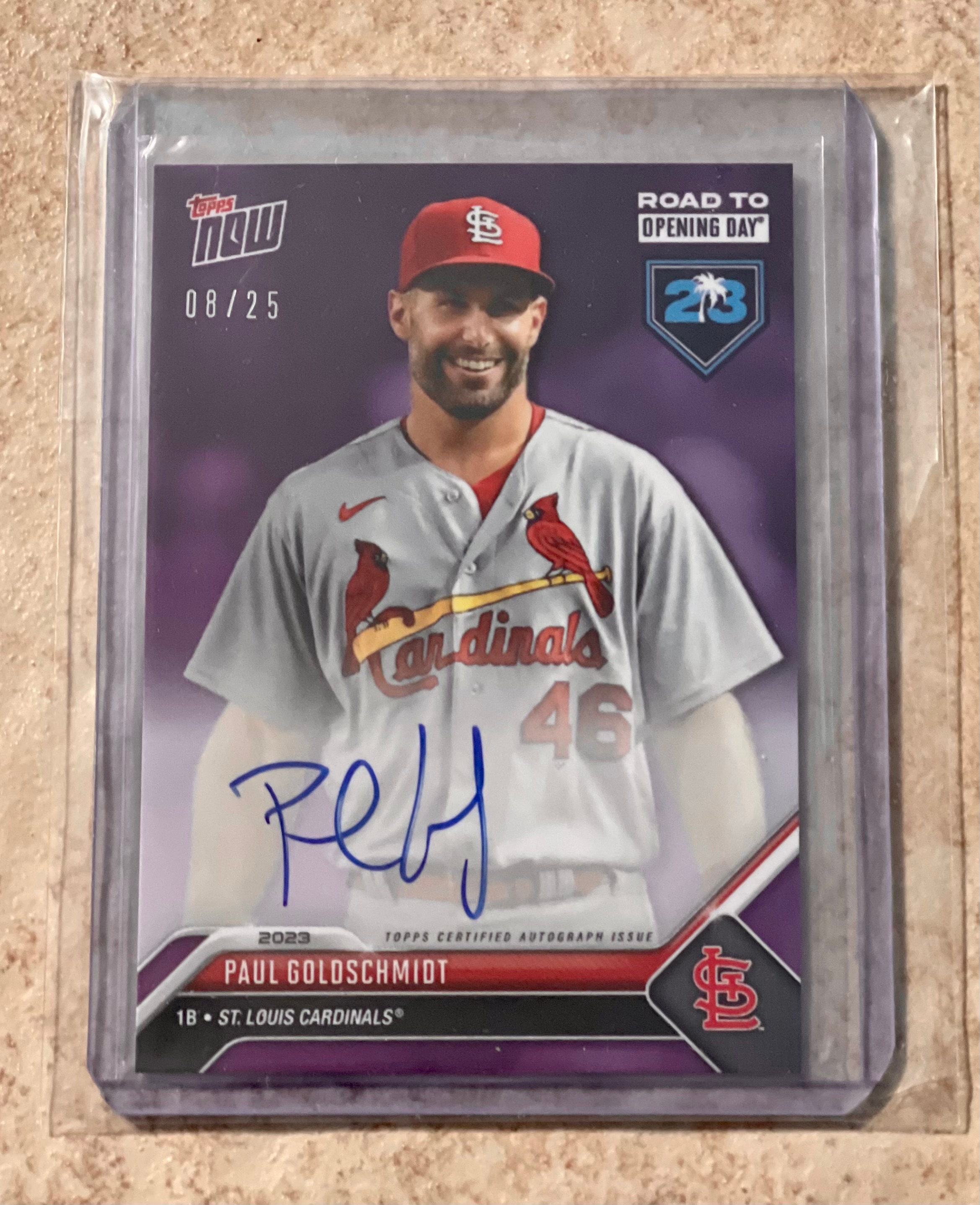 2023 Topps Now Baseball Paul Goldschmidt Road to Opening Day