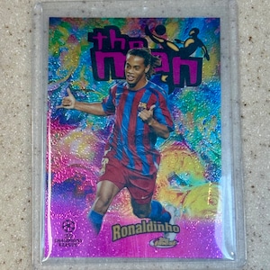 2022-23 Topps Finest UEFA Ronaldinho #FTM-2 El hombre SSP Barcelona