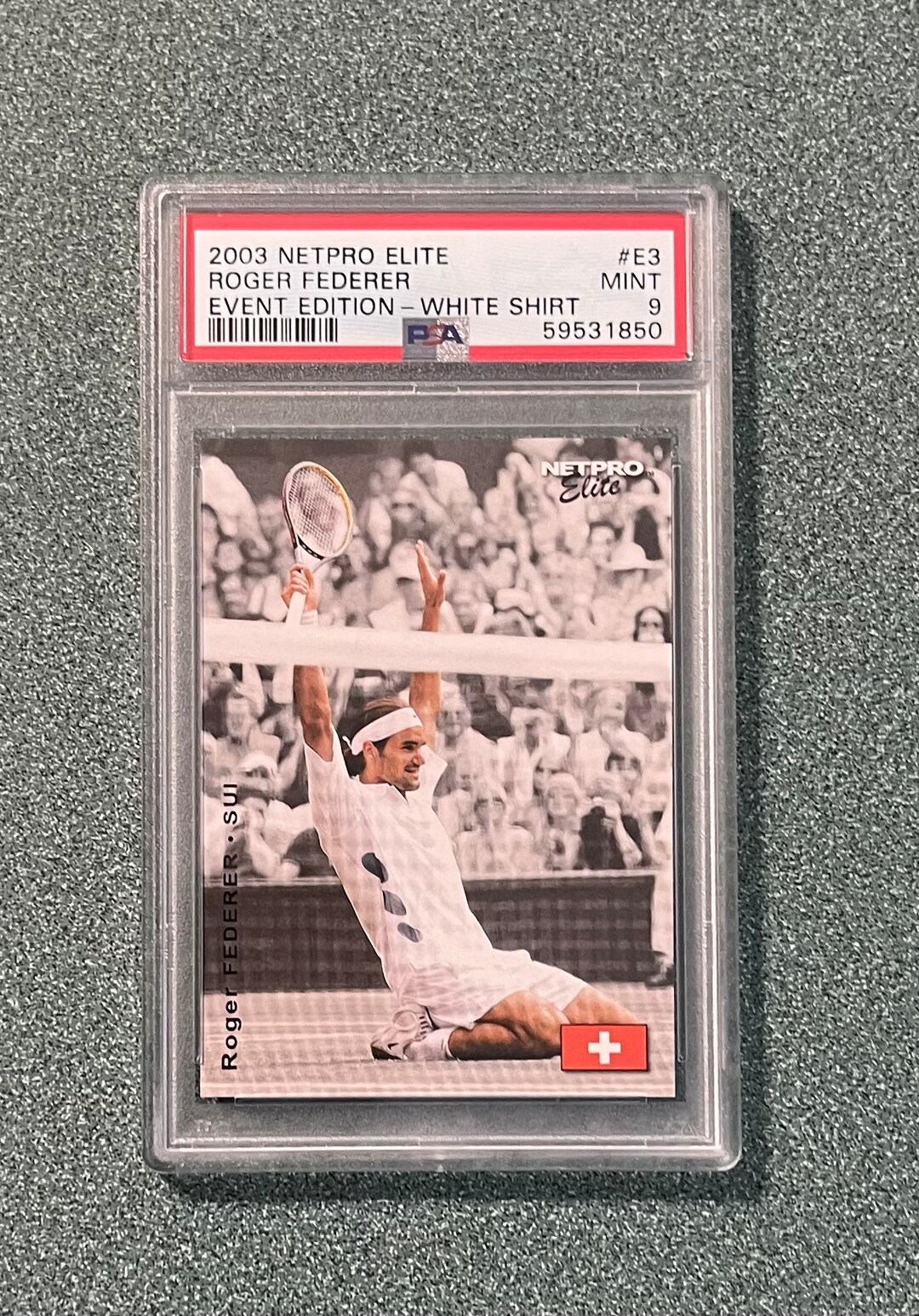 2003 Netpro Elite Roger Federer PSA10