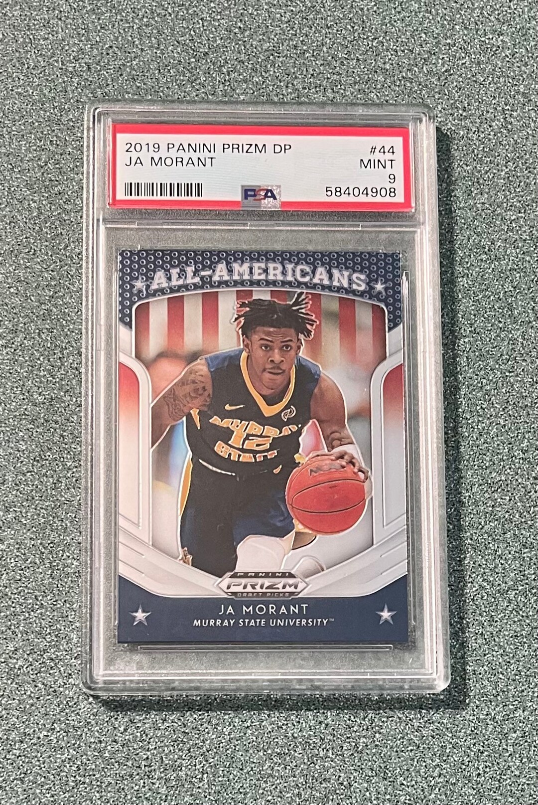 Ja morant psa 9 ルーキーastro JA MORANT PANINI PRIZM ROOKIE AUTO PSA9