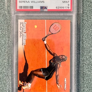 Carte de recrue Serena Williams 2003 Netpro Tennis n°1 RC - État neuf PSA 9 neuf