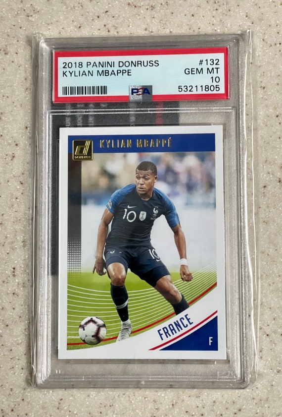 2018 Panini Donruss Kylian Mbappe PSA 10 Gem Mint France 132