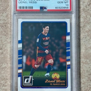 2016 Panini Donruss #29 Lionel Messi Argentina PSA 10 Gem Mint