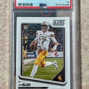 2018 Panini Score Josh Allen #350 Rookie Card PSA 10 Gem Mint Rookie Card