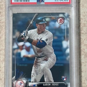 AARON Judge-Yankees-2017 Bowman Rookie Card #32 PSA 9 Mint