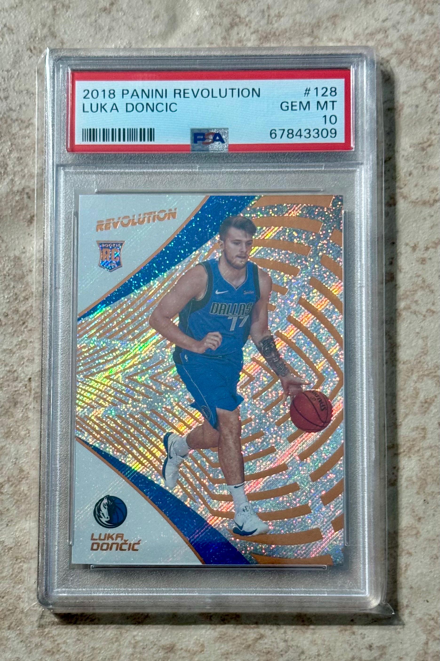 2018-19 Panini Revolution Luka Doncic #128 PSA 10 Gem Mint Rookie
