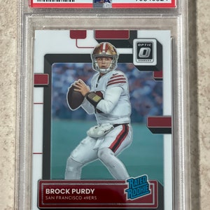 Brock Purdy 2022 Panini Donruss Optic Football Rookie Karte #277 RC 49ers PSA 9 Mint