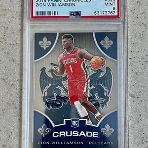 Panini Chronicles Crusade 2019-20 #529 Zion Williamson RC Rookie PSA 9 Mint