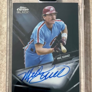 2021 Topps Chrome Black #CBA-MS Mike Schmidt Philadelphia Phillies HOF Certified Autographed Card