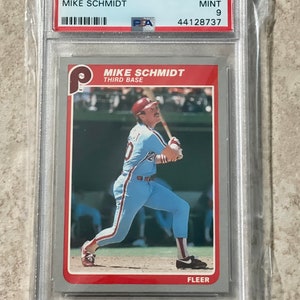 1985 Mike Schmidt PSA 9 Mint - Best Third Baseman EVER!!!!!!!!!!!!!!!!!!!!