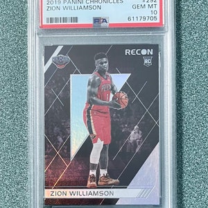 2019 Panini Chronicles Zion Williamson RC PSA 10 Gem Mint #292 Rookie Card