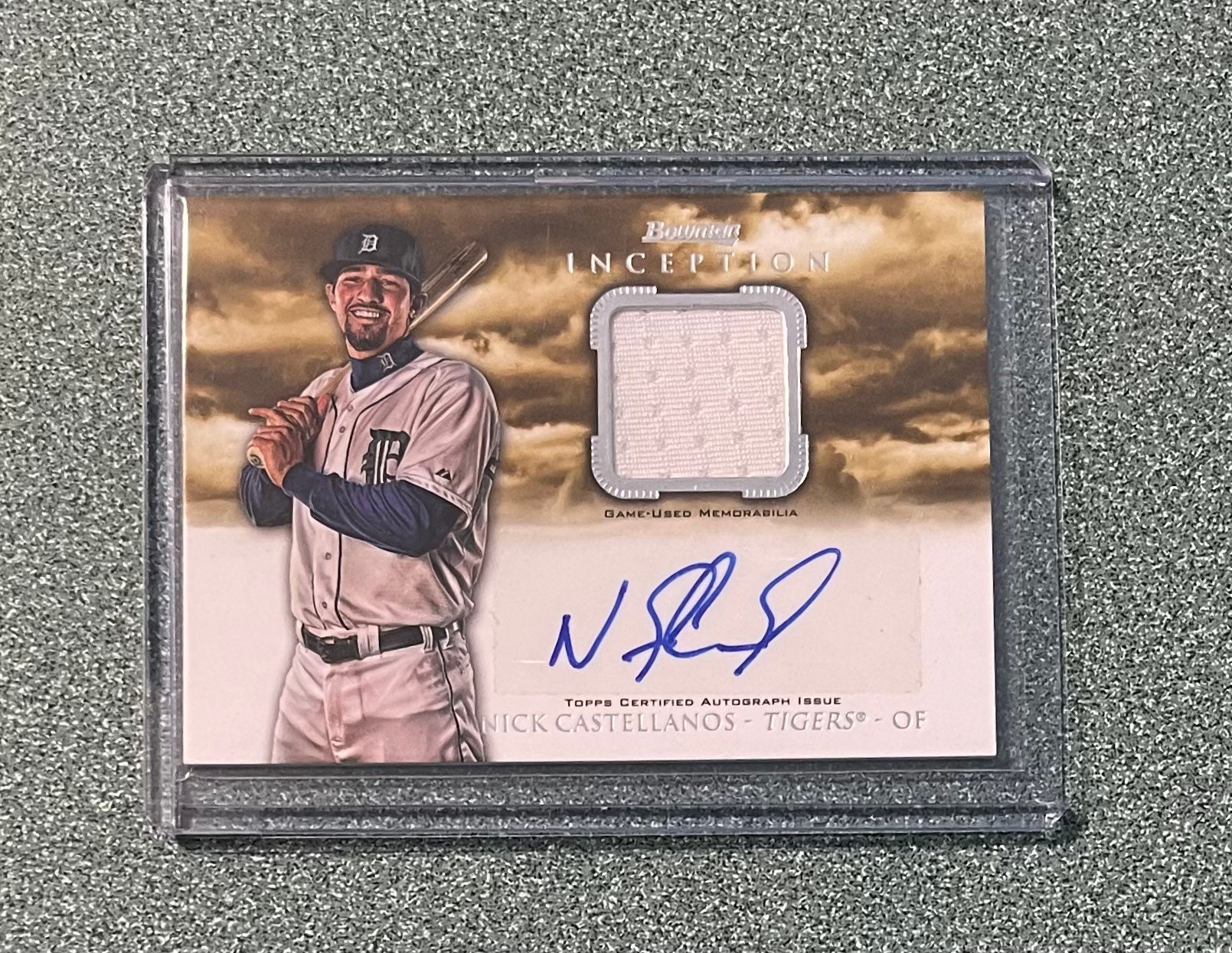 Nick Castellanos Autographed Game-Used Road Jersey