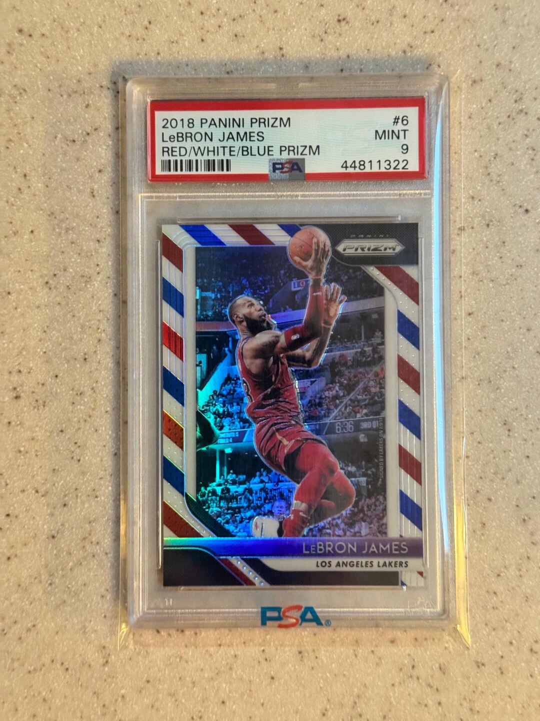 レブロン Prizm LeBron James red ice PSA 10! 2024-25 Panini Prizm LeBron James #130 Orange Ice Prizm PSA 10 POP