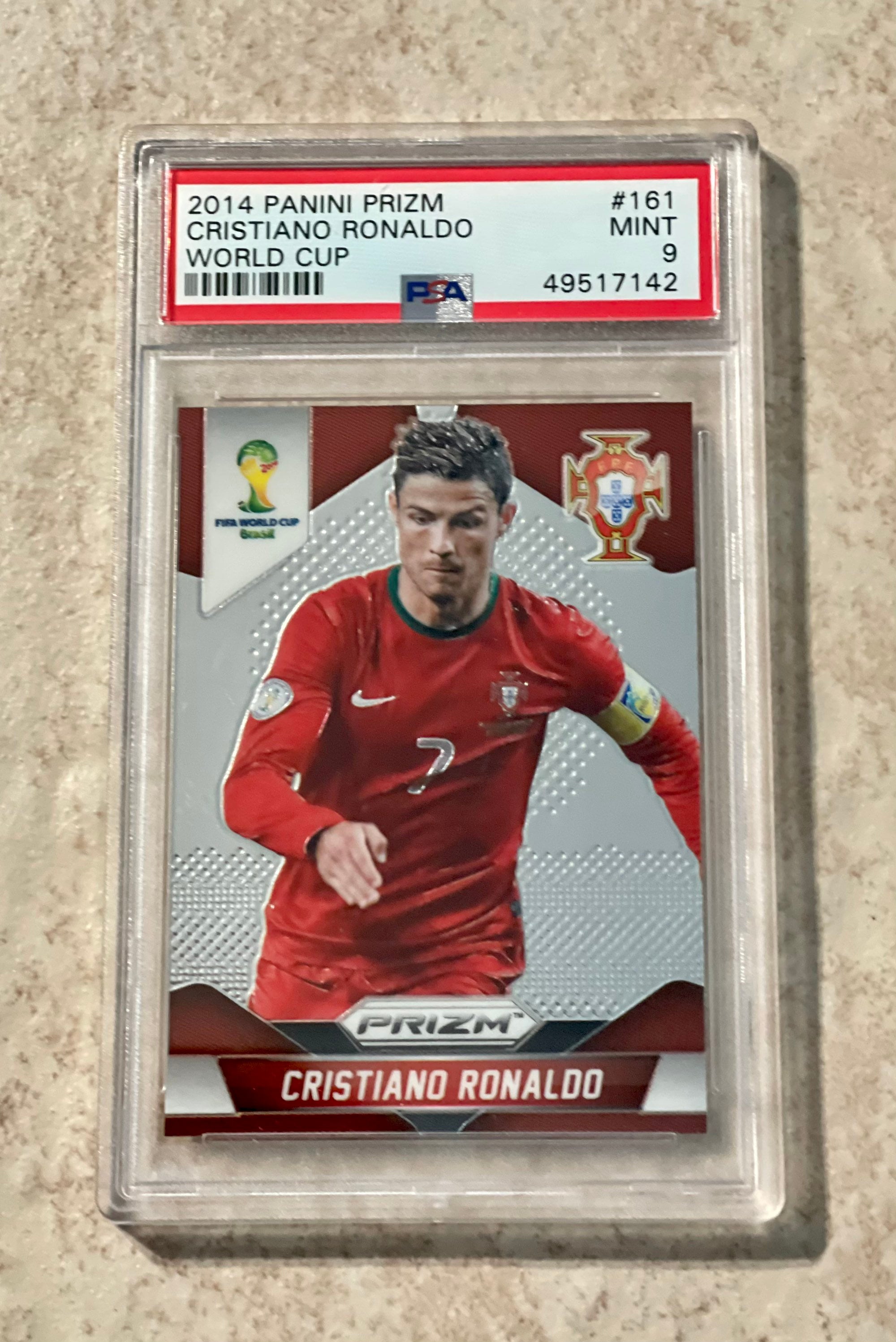 2014 Panini Prizm クリスティアーノ ロナウド PSA10