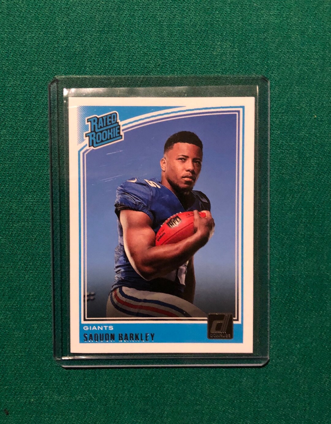 Saquon Barkley Donruss Rated Rookie Card - Etsy